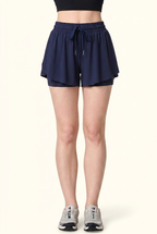 Layered Performance Running Short