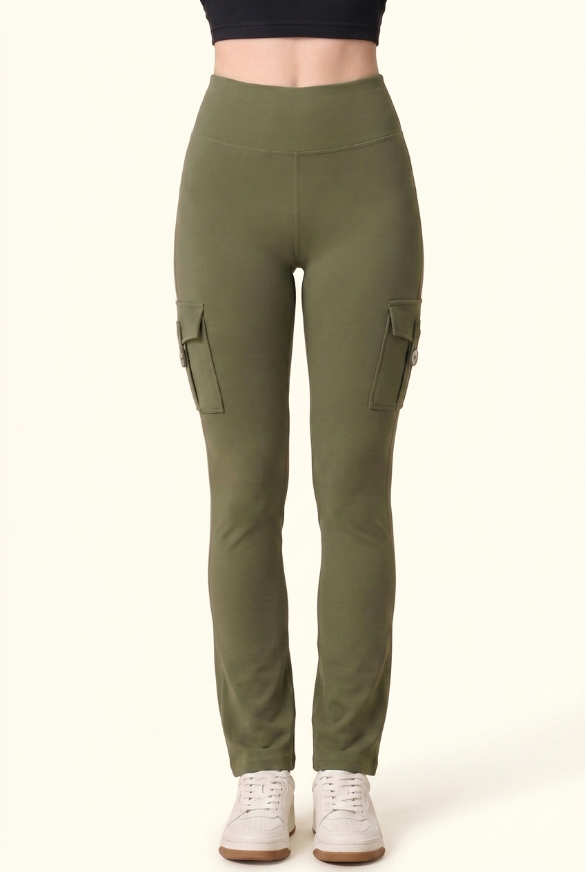 High Rise Sculpt Cargo Legging
