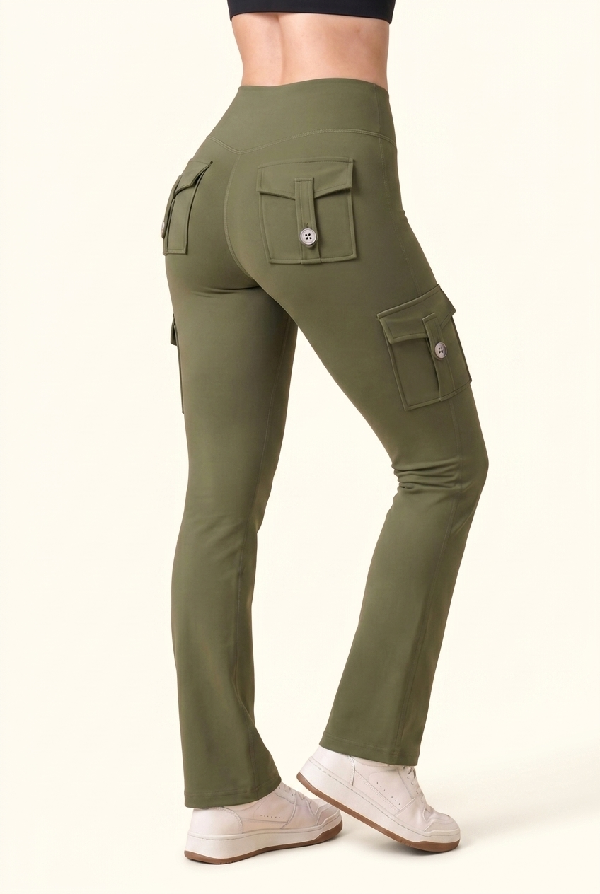 High Rise Sculpt Cargo Legging