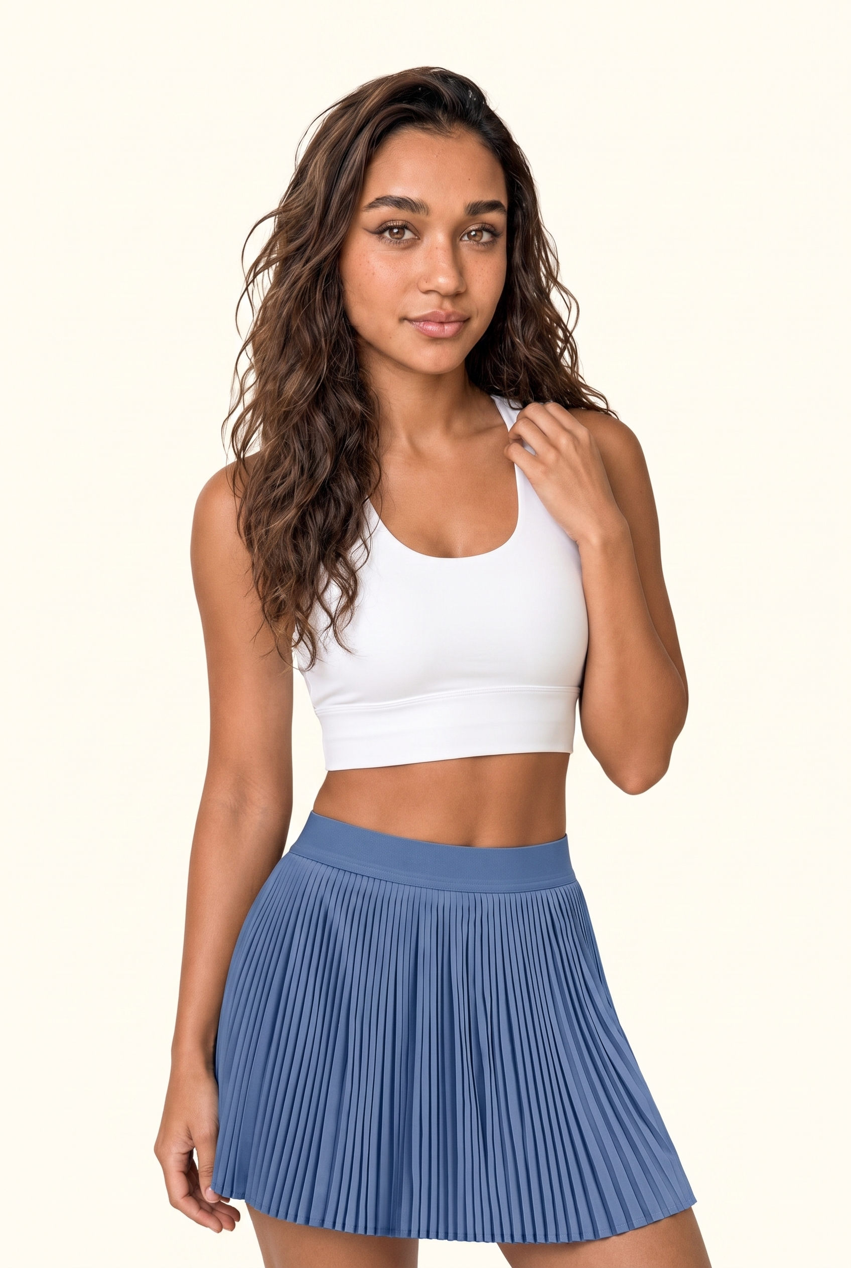 Active Tennis Skirt with Pockets