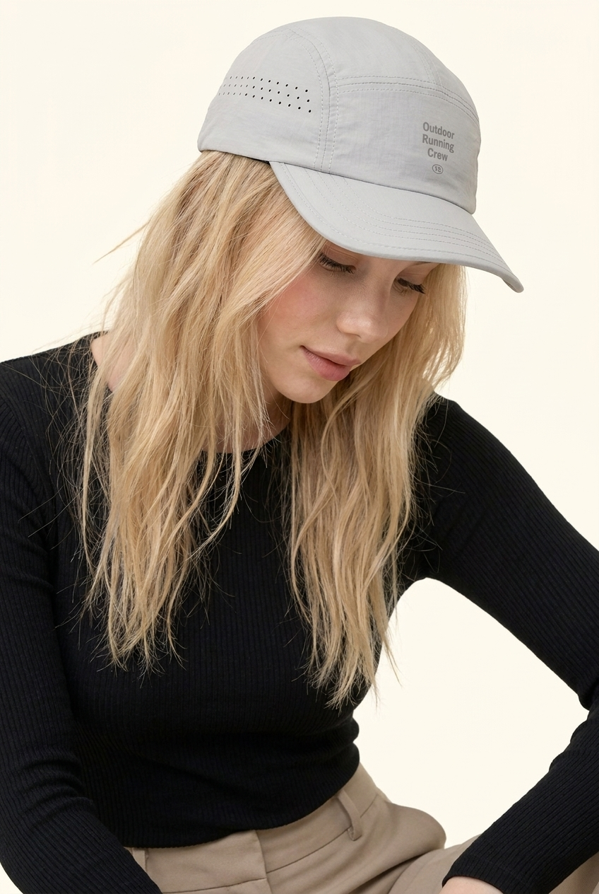 Colorblock Panel Outdoor Cap