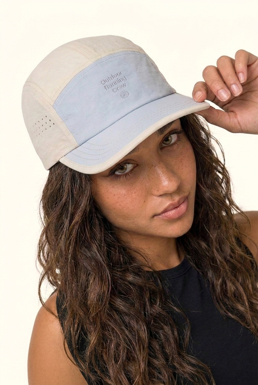 Colorblock Panel Outdoor Cap