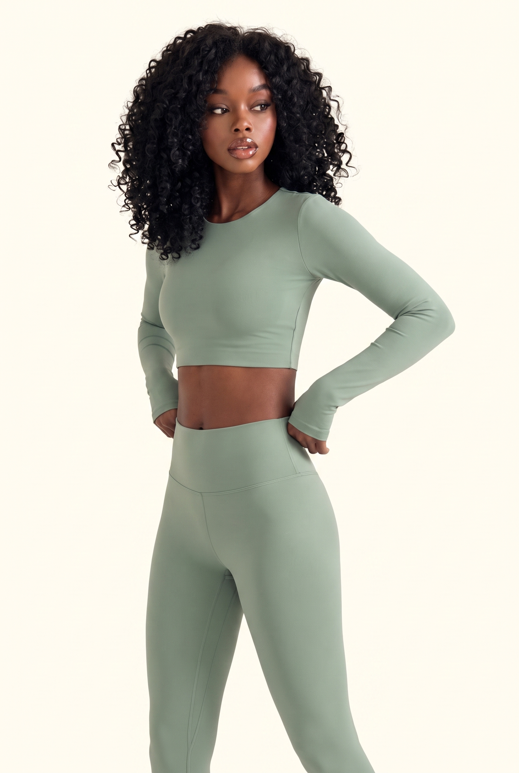 Elevated Sculpt Studio Crop Top Matching Set