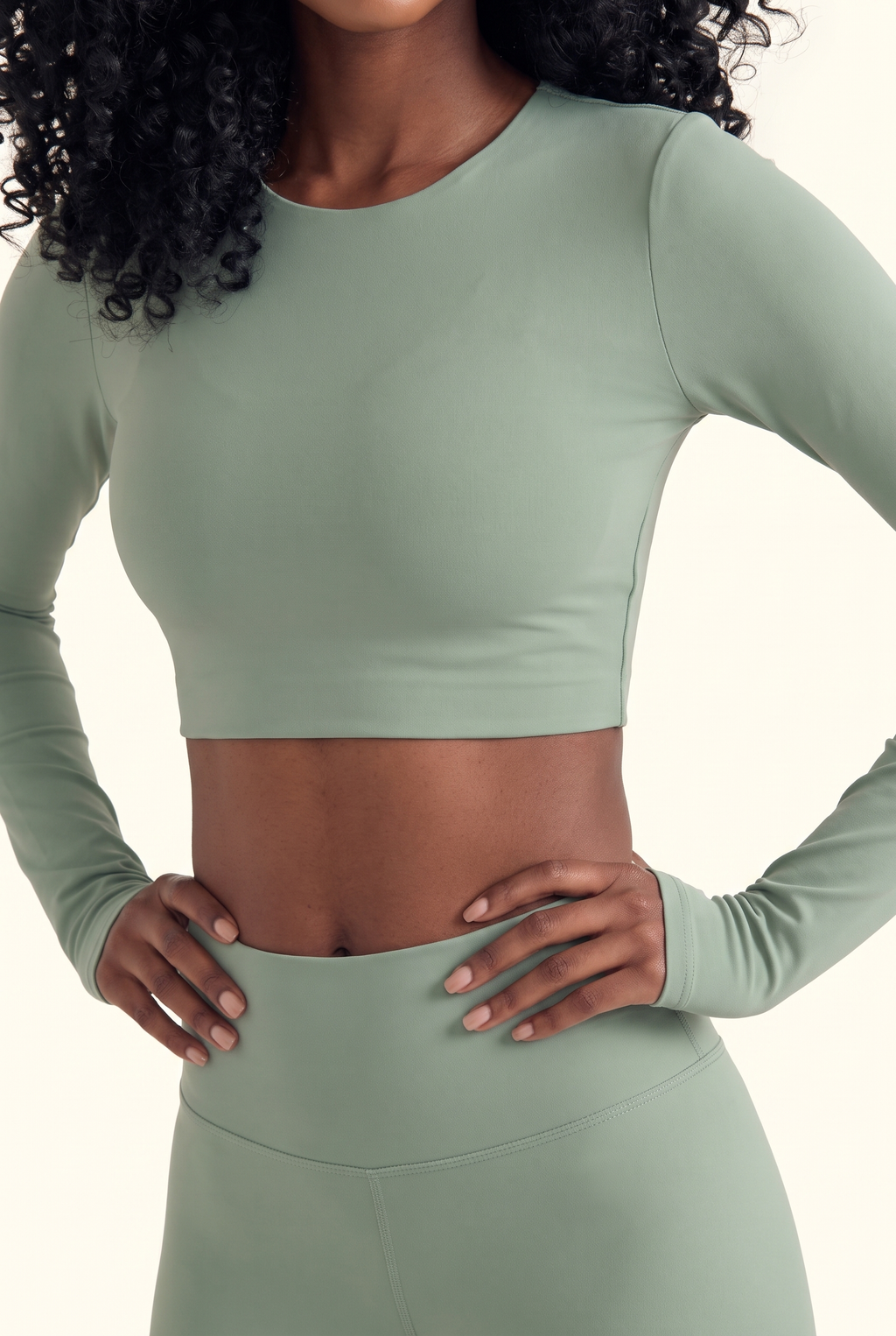 Elevated Sculpt Studio Crop Top Matching Set