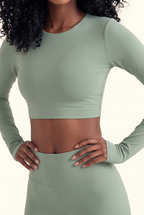 Elevated Sculpt Studio Crop Top Matching Set