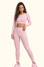 Elevated Sculpt Studio Crop Top Matching Set