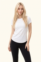 Contour Short Sleeve Studio Top